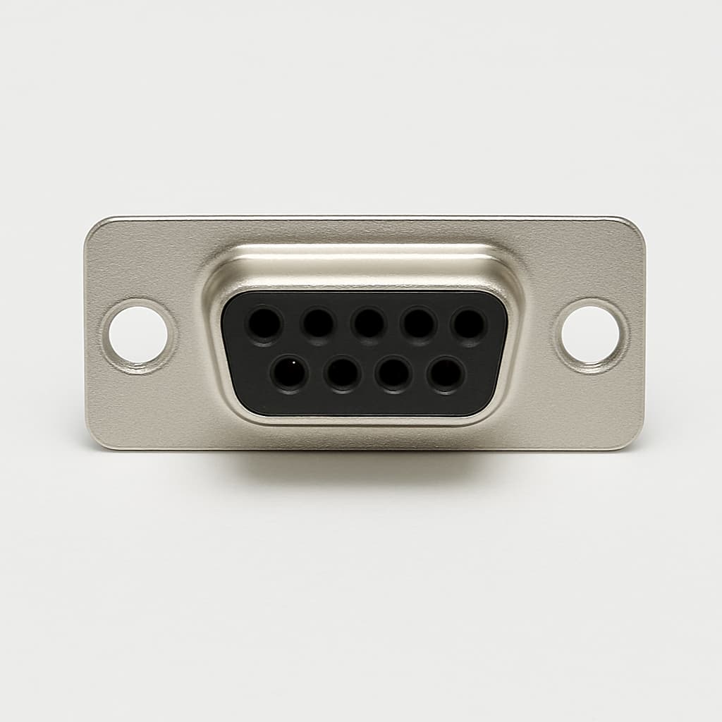 Molex / FCT 1731090421 (F09S80G2-1254) D-Sub Receptacle — illustrative AI-generated image