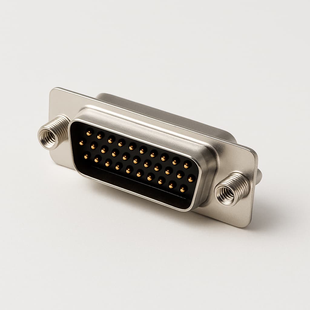 Molex / FCT 1731130195 (F15-26P1G2-3924) HD D-Sub Plug — illustrative AI-generated image