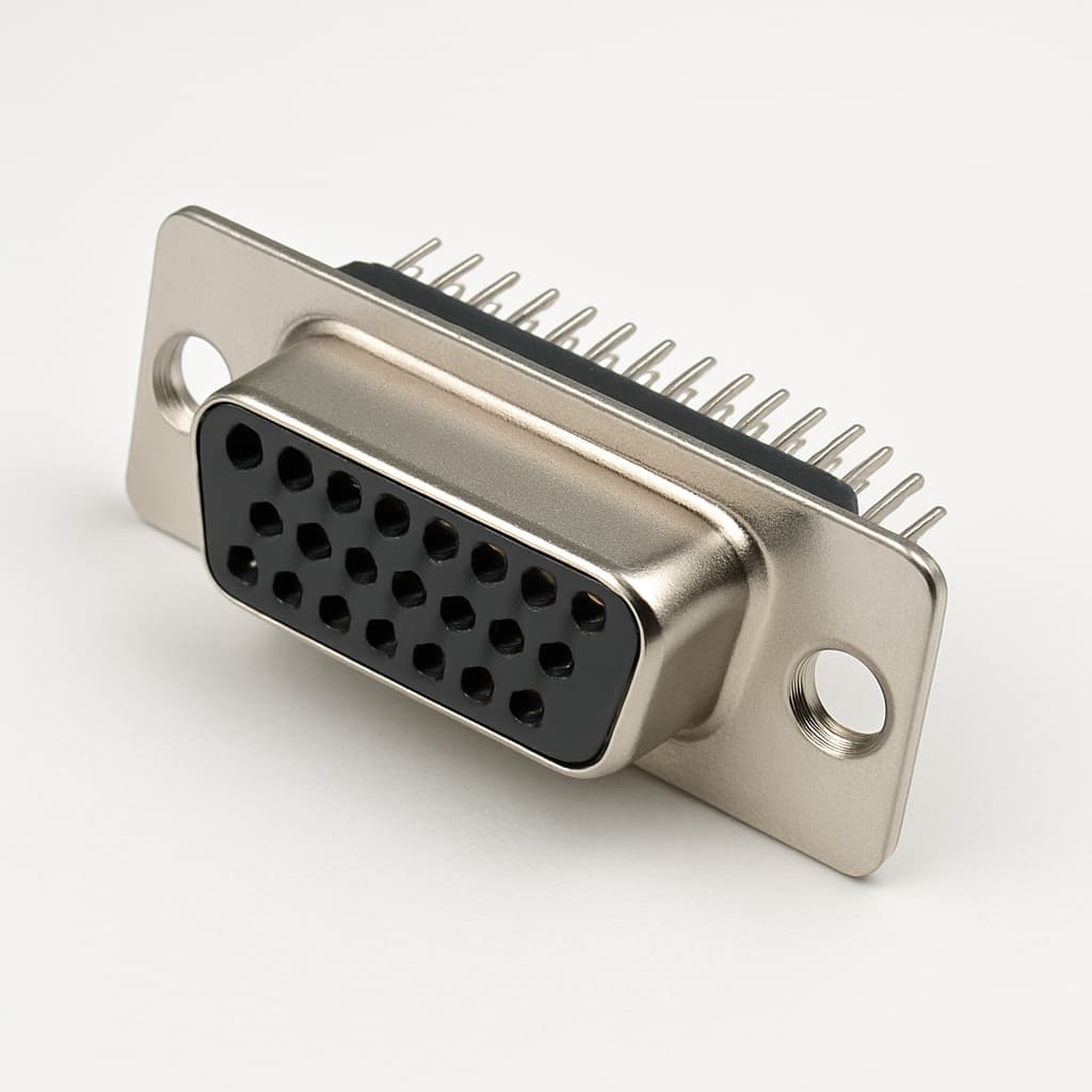 Molex / FCT 1731130145 (F15-26S1G0-5337) HD D-Sub Receptacle — illustrative AI-generated image
