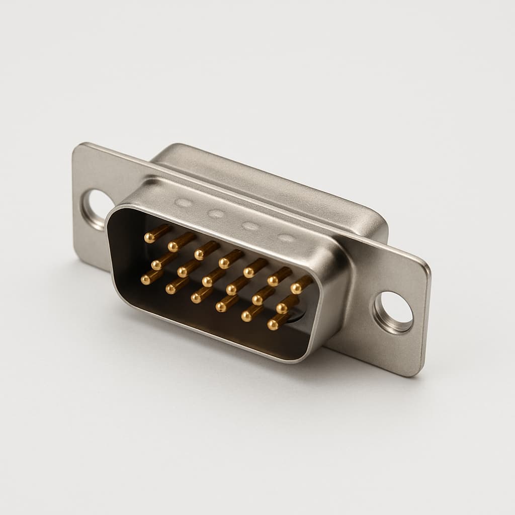 Molex / FCT 1731091232 (F15P0G0-0008) D-SUB Connector — illustrative AI-generated image