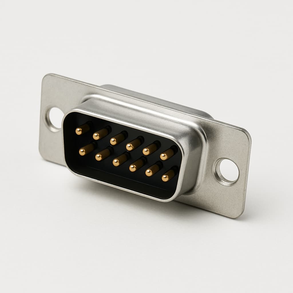 Molex / FCT 1731140242 D-Sub Plug — illustrative AI-generated image