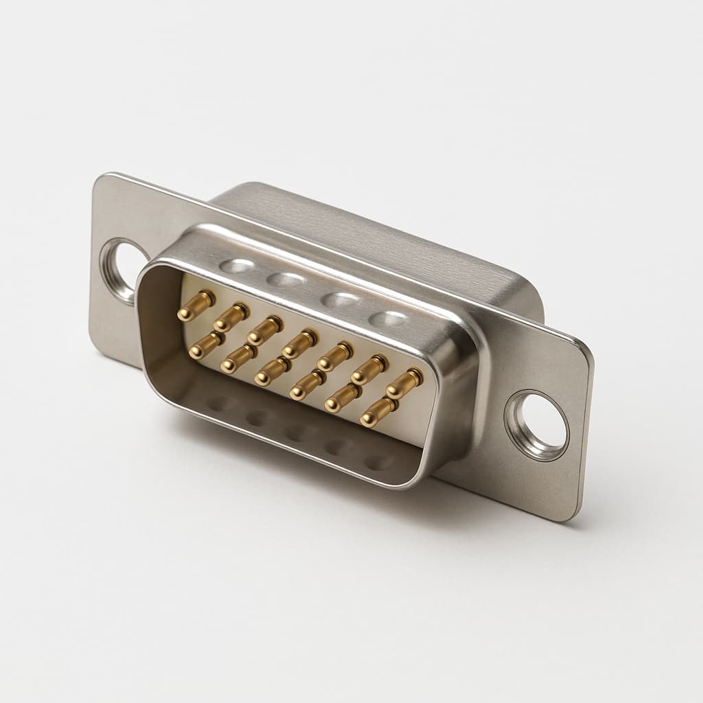 Molex / FCT 1731091234 (F15P0G1-2090) D-SUB — illustrative AI-generated image