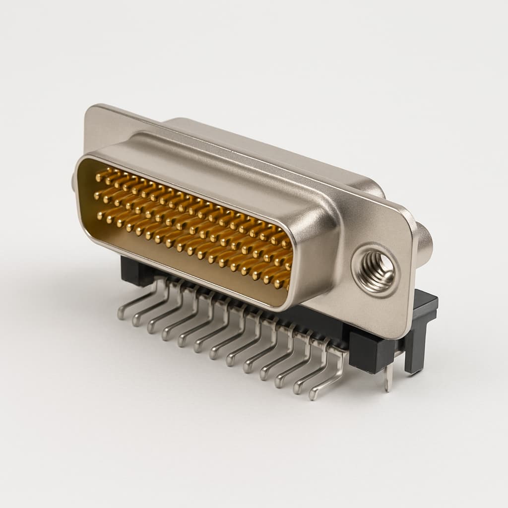 Molex / FCT 1731090826 (F15P5G1-1080) D-Sub Plug, 50 Pin — illustrative AI-generated image