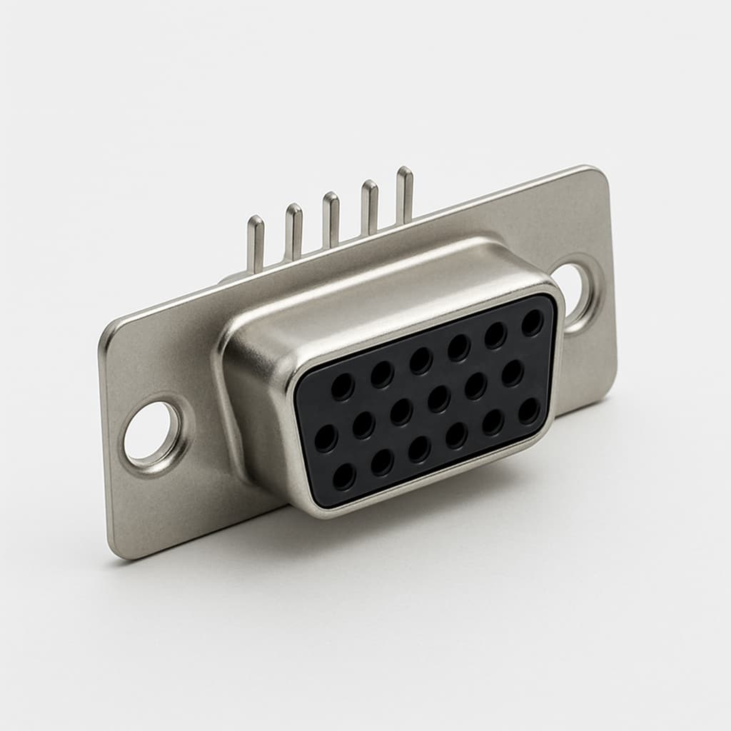 Molex / FCT 1731091284 (F15P5G1-1407) D-SUB Connector — illustrative AI-generated image