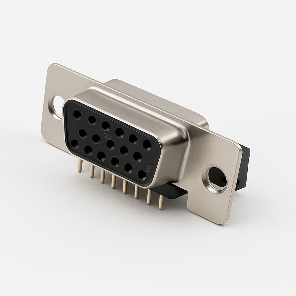 Molex / FCT 1731091971 (F15S12G2-2182) D-SUB Receptacle — illustrative AI-generated image