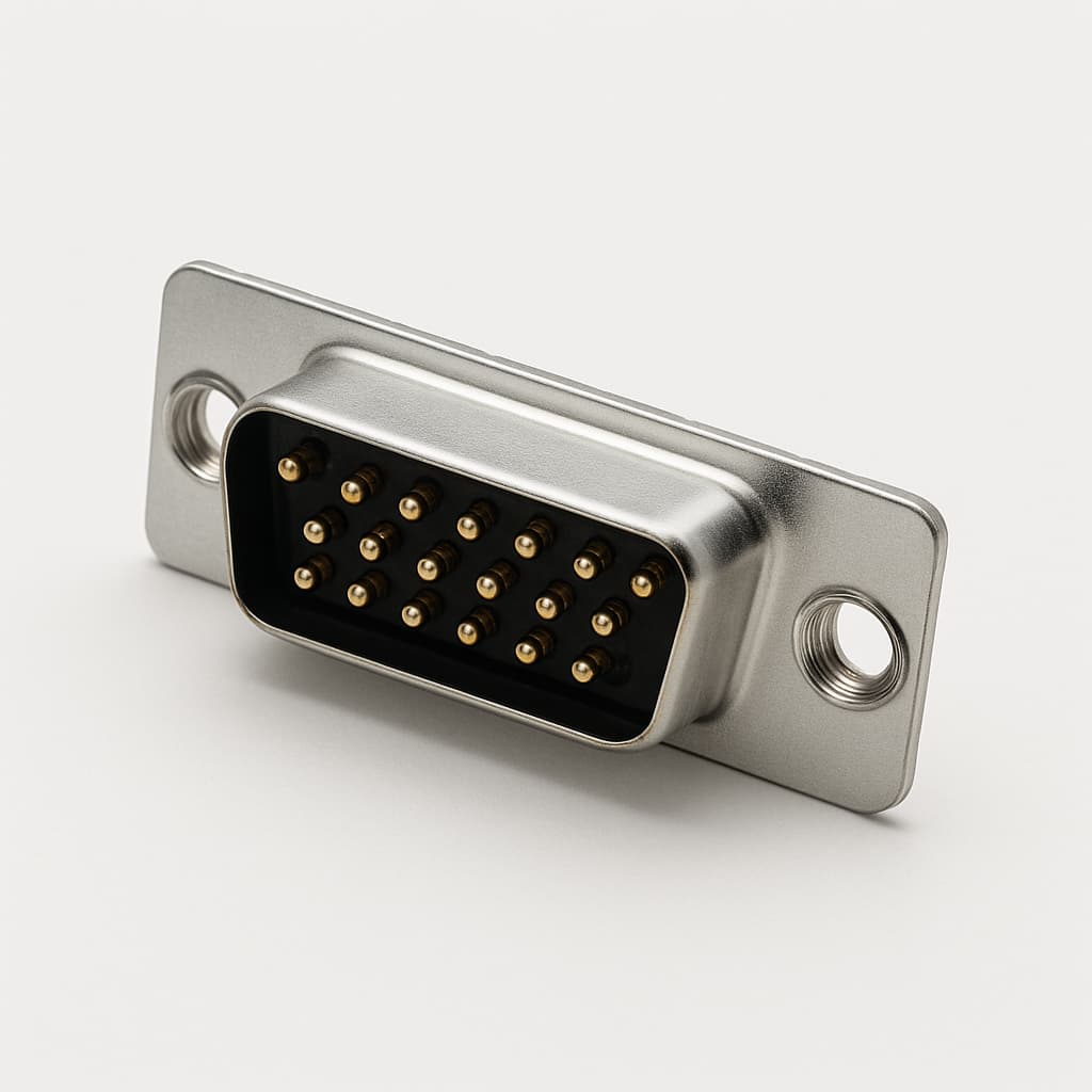 Molex / FCT 1731091326 (F15S1G1-1432) D-Sub Connector — illustrative AI-generated image