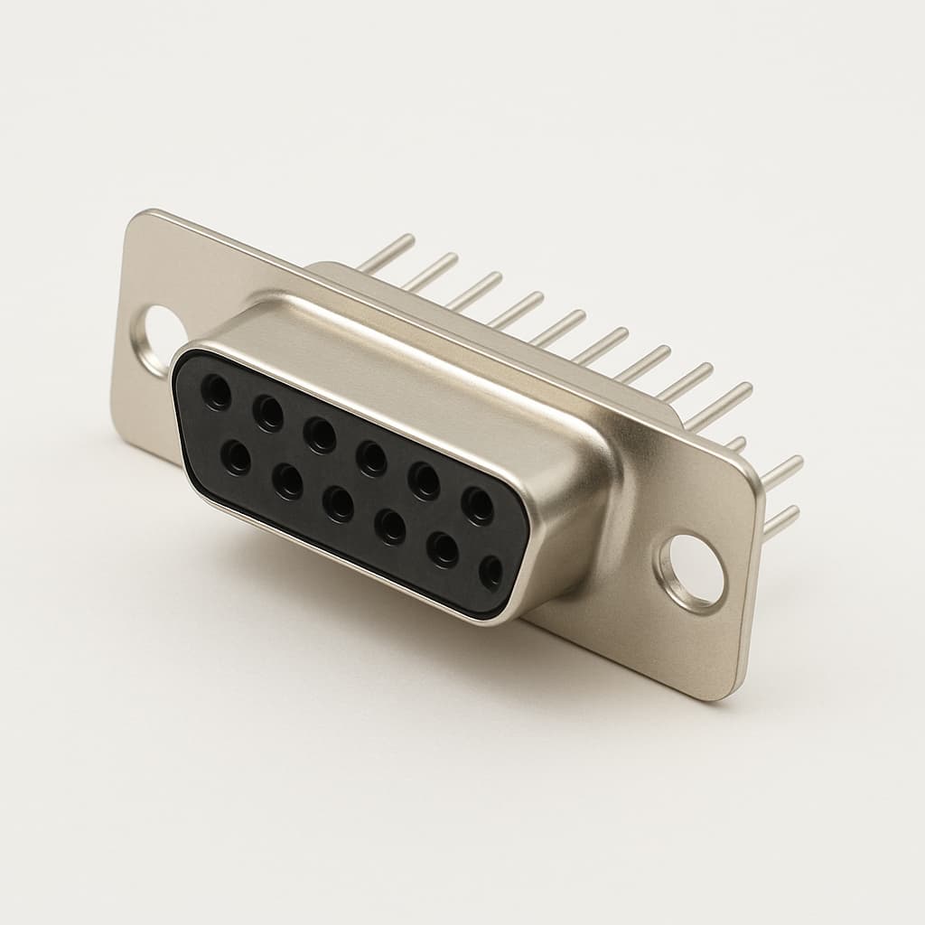 Molex / FCT 1731090510 (F15S1G2-1426) D-Sub PC Receptacle — illustrative AI-generated image