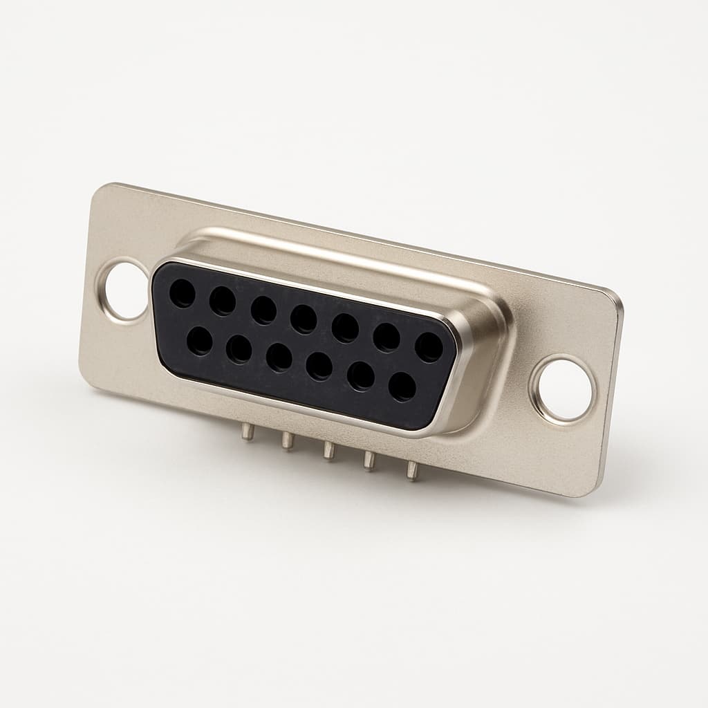 Molex / FCT 1731090298 (F15S1G2-4333) D-Sub Receptacle — illustrative AI-generated image
