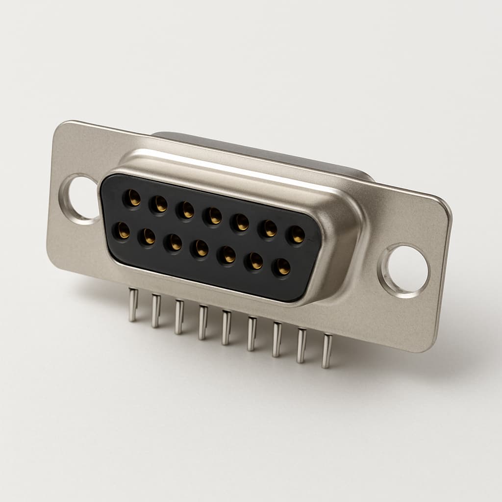 Molex / FCT 1731090162 (F15S1G3-0982) D-SUB Receptacle — illustrative AI-generated image