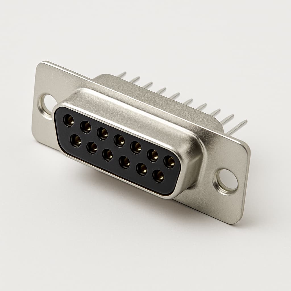 Molex / FCT 1731090570 (F15S24G1-0982) D-Sub PC Receptacle — illustrative AI-generated image