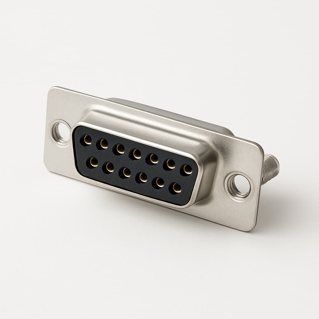 Molex / FCT 1731091348 (F15S24G1-K198) D-SUB Connector — illustrative AI-generated image