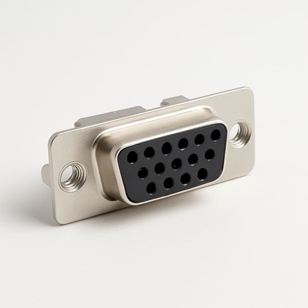 Molex / FCT 1731090784 (F15S24G2-0146) D-Sub Receptacle — illustrative AI-generated image
