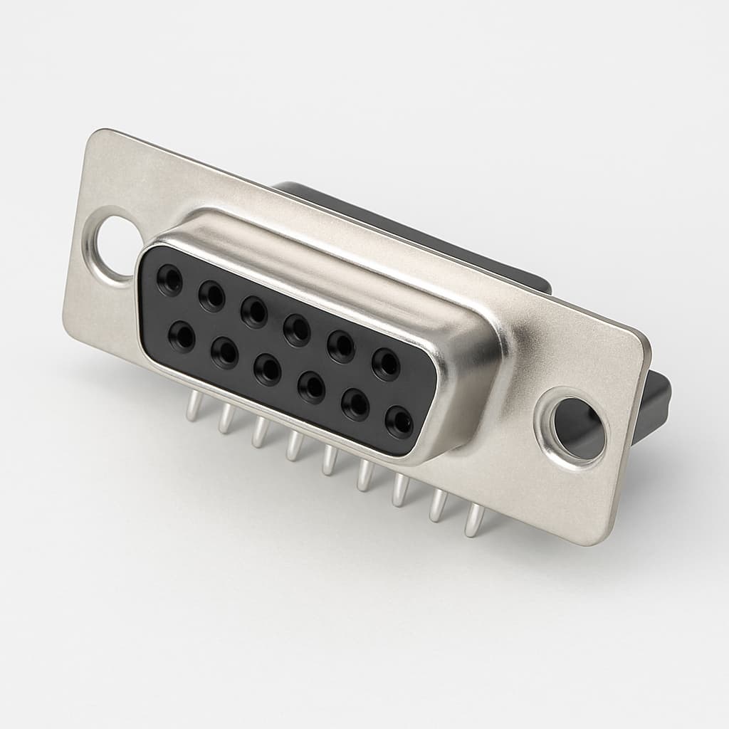 Molex / FCT 1731090859 (F15S5G1-0478) D-SUB Receptacle — illustrative AI-generated image
