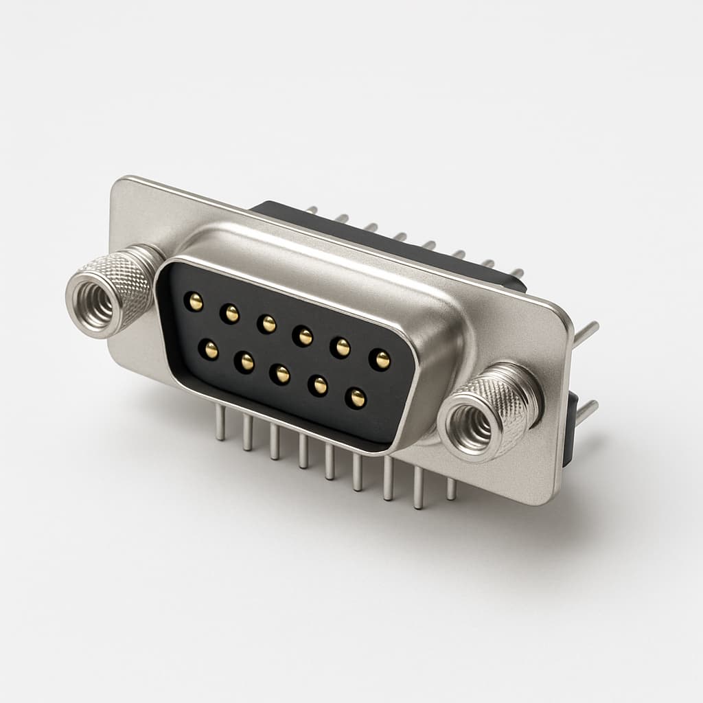 Molex / FCT 1731090210 (F15S5G2-1004) D-SUB Receptacle — illustrative AI-generated image