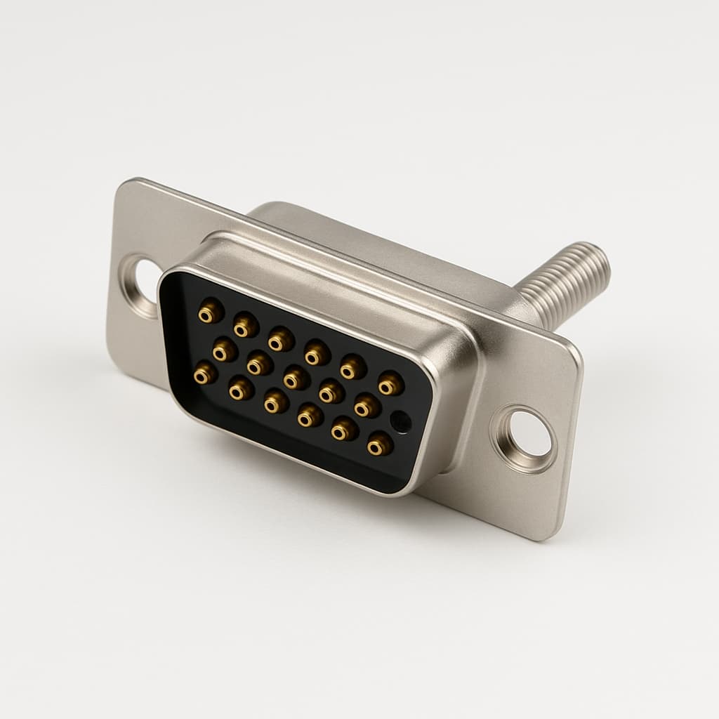 Molex / FCT 1731091815 (F15S5G2-1455) D-SUB Connector — illustrative AI-generated image