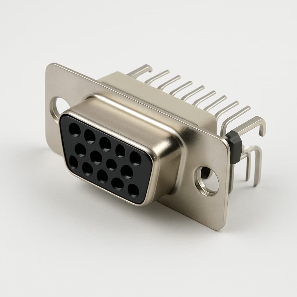 Molex / FCT 1731091944 (F15S5G2-K230) D-Sub Receptacle — illustrative AI-generated image