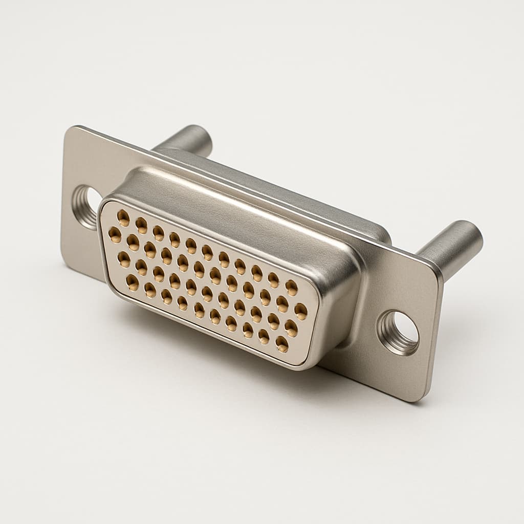 Molex / FCT 1731130149 (F25-44P0G0-0008) HD D-Sub SDR Plug — illustrative AI-generated image