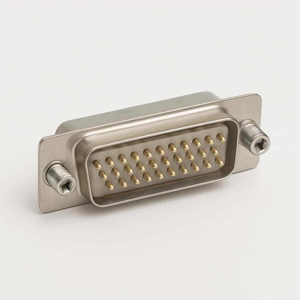 Molex / FCT 1731090158 (F25P1G3-0982) D-Sub 25-Pin PC Plug — illustrative AI-generated image