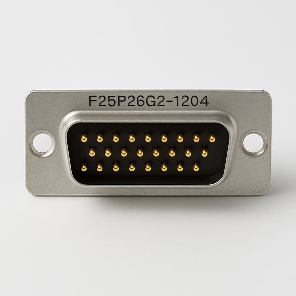 Molex / FCT 1731090368 D-Sub Plug, 25 Pin — illustrative AI-generated image