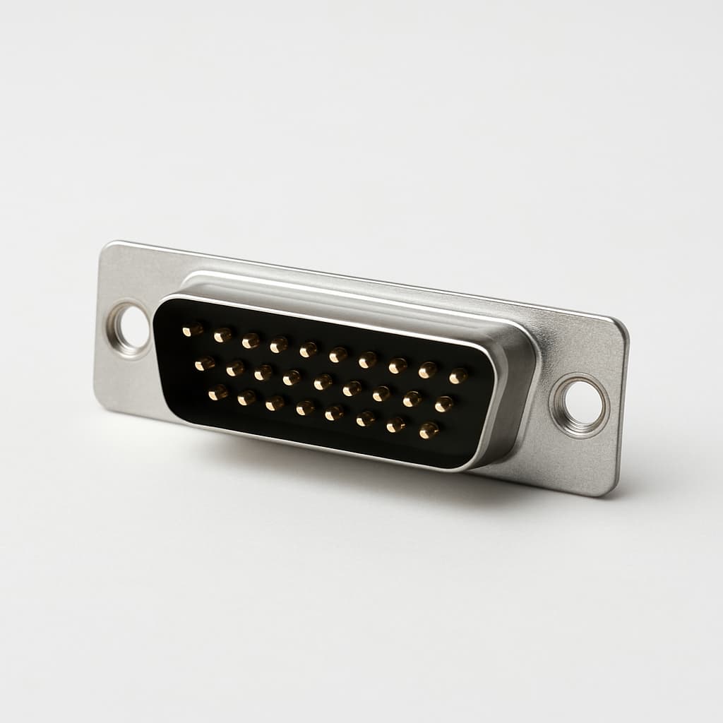 Molex / FCT 1731091421 (F25P5G1-0326) D-SUB — illustrative AI-generated image
