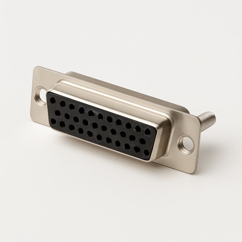 Molex / FCT 1731091427 (F25P5G2-K230) D-SUB — illustrative AI-generated image