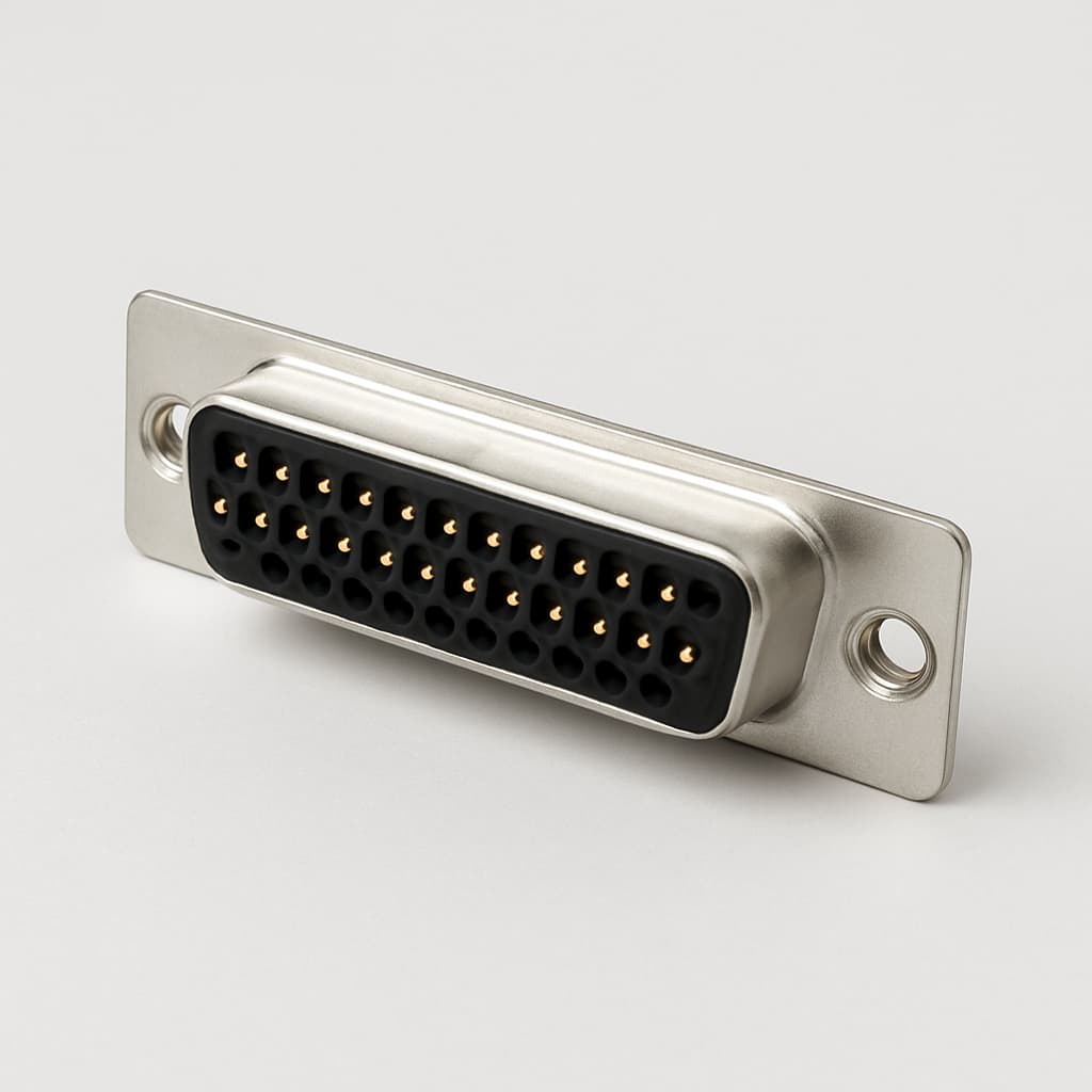 Molex / FCT 1731091434 (F25S0G0-0008) D-SUB — illustrative AI-generated image