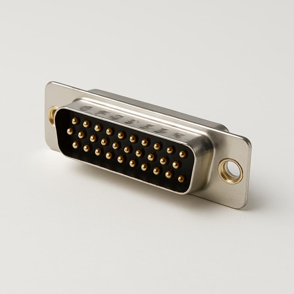Molex / FCT 1731091439 (F25S0G1-K665) D-SUB — illustrative AI-generated image