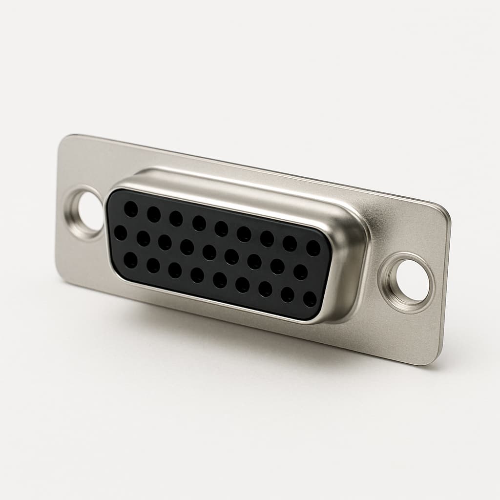 Molex / FCT 1731091926 (F25S1G1A-0981) D-SUB Receptacle — illustrative AI-generated image