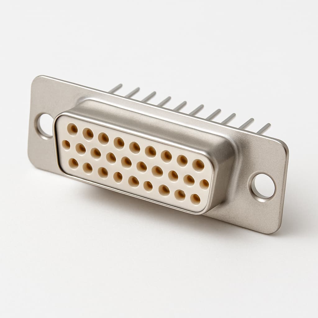 Molex / FCT 1731090153 (F25S1G2-0982) D-SUB Receptacle — illustrative AI-generated image