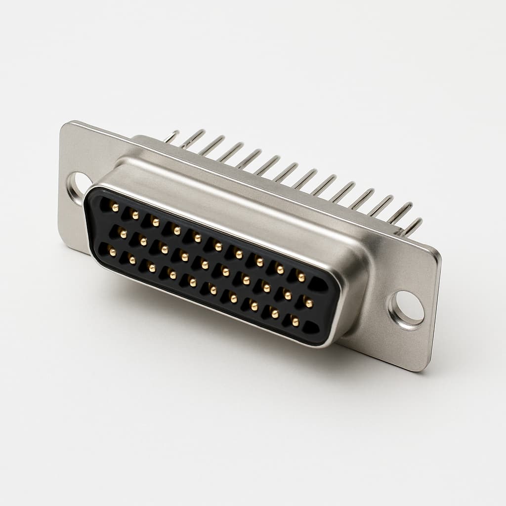 Molex / FCT 1731090453 (F25S1G2-1485) D-SUB Receptacle — illustrative AI-generated image