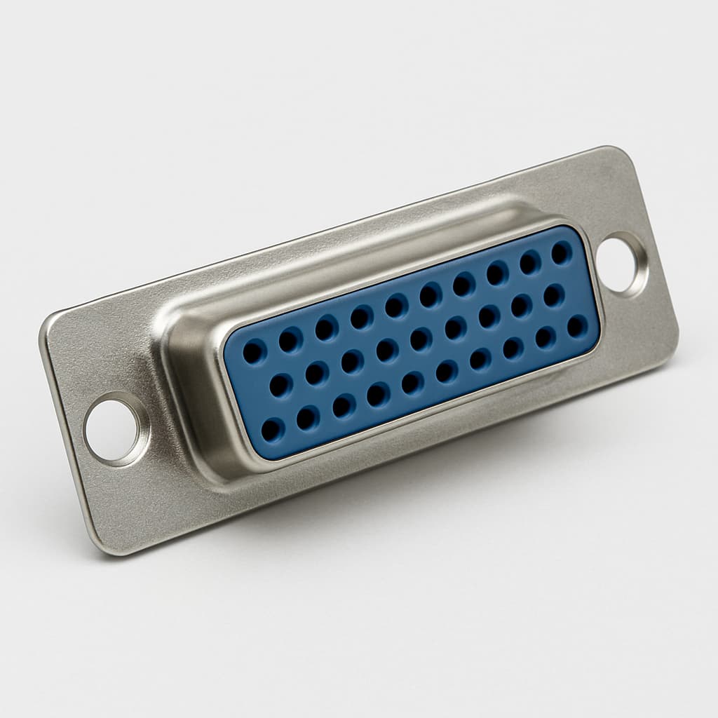 Molex / FCT 1731091821 (F25S1G2-1780) D-Sub — illustrative AI-generated image