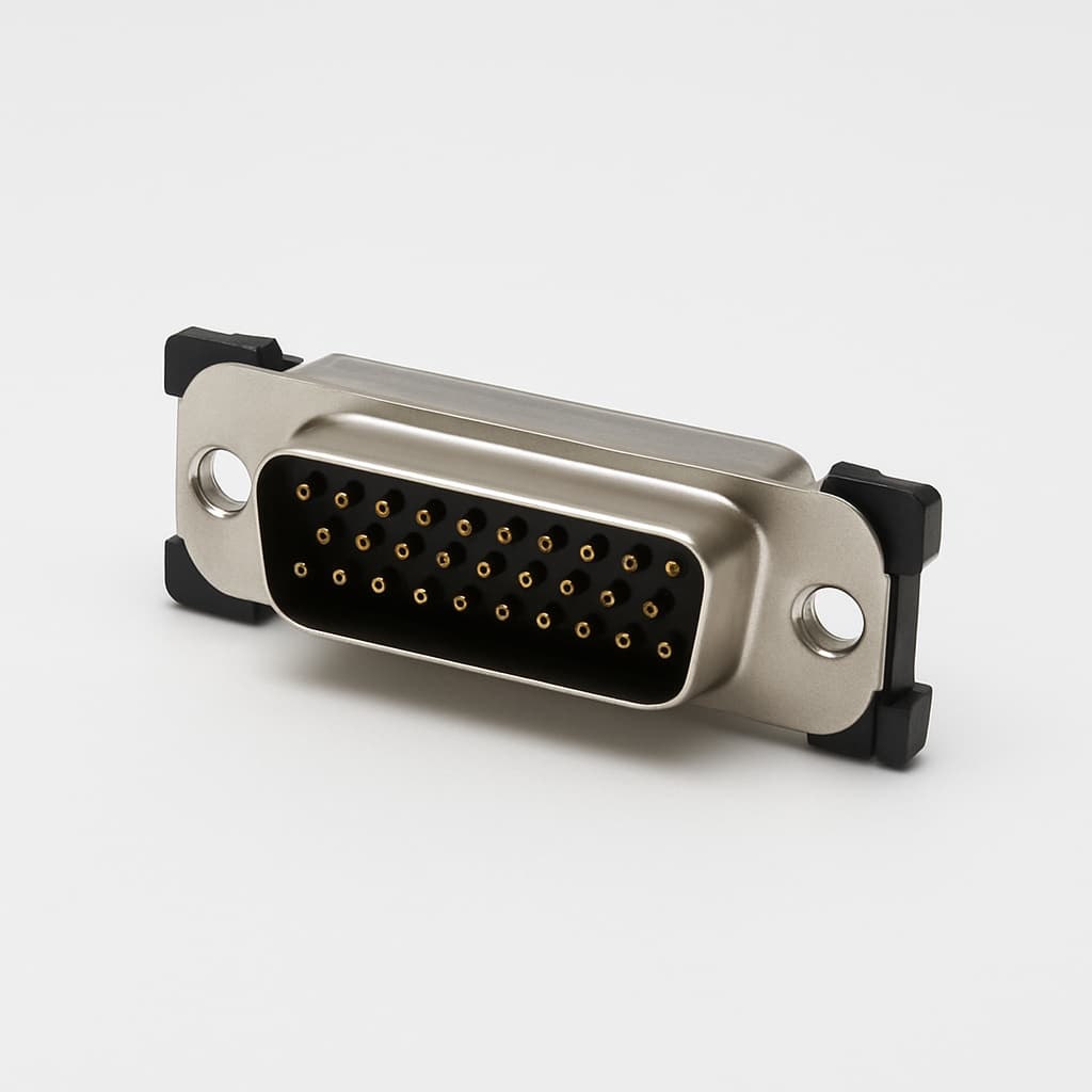 Molex / FCT 1731091840 (F25S1G3-1276) D-Sub Receptacle — illustrative AI-generated image