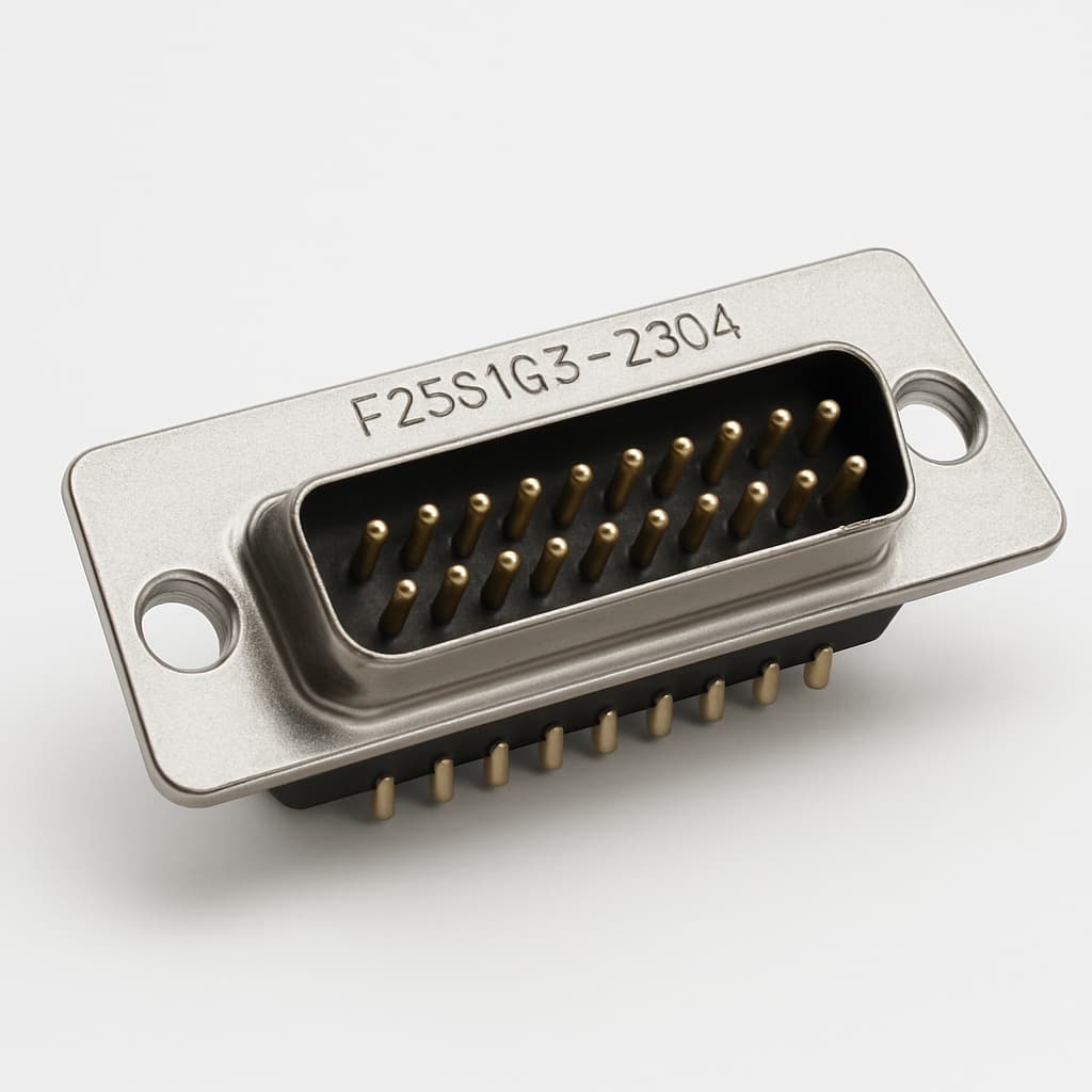 Molex / FCT 1731091468 D-SUB Connector — illustrative AI-generated image