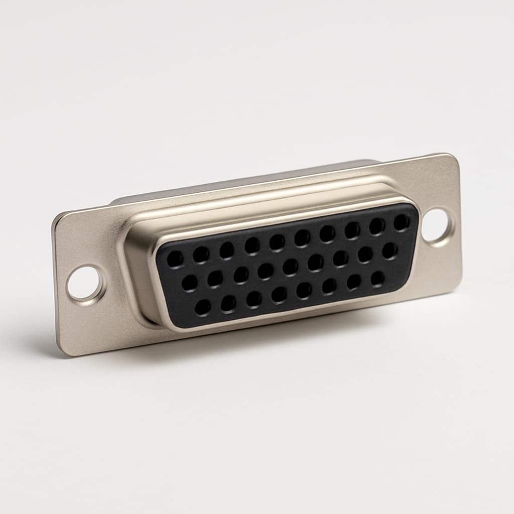 Molex / FCT 1731091904 (F25S5G1A-0326) D-SUB Connector — illustrative AI-generated image
