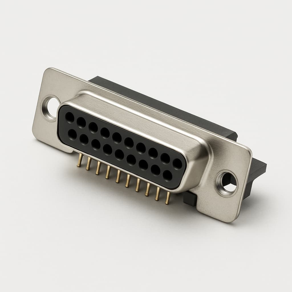 Molex / FCT 1731090479 (F25S5G2-0326) D-Sub Receptacle — illustrative AI-generated image