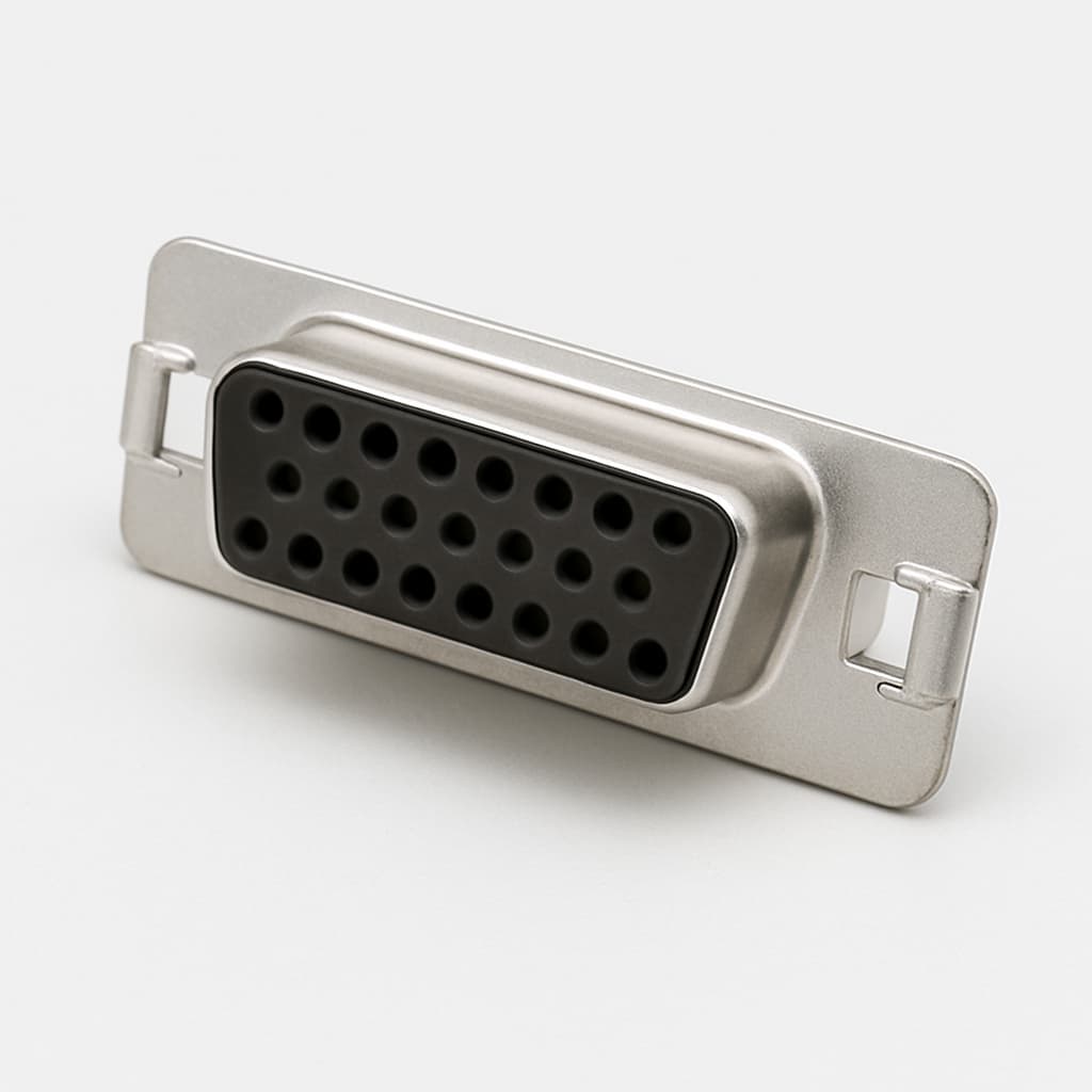 Molex / FCT 1731090285 D-Sub Receptacle — illustrative AI-generated image