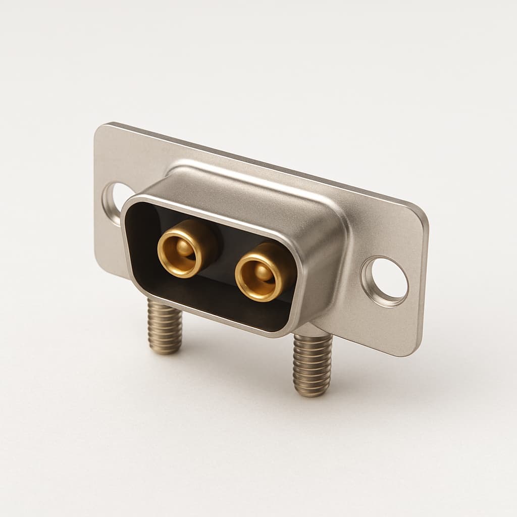 Molex / FCT 1731140058 (F2W2P-2696) D-SUB Plug 2W2 — illustrative AI-generated image