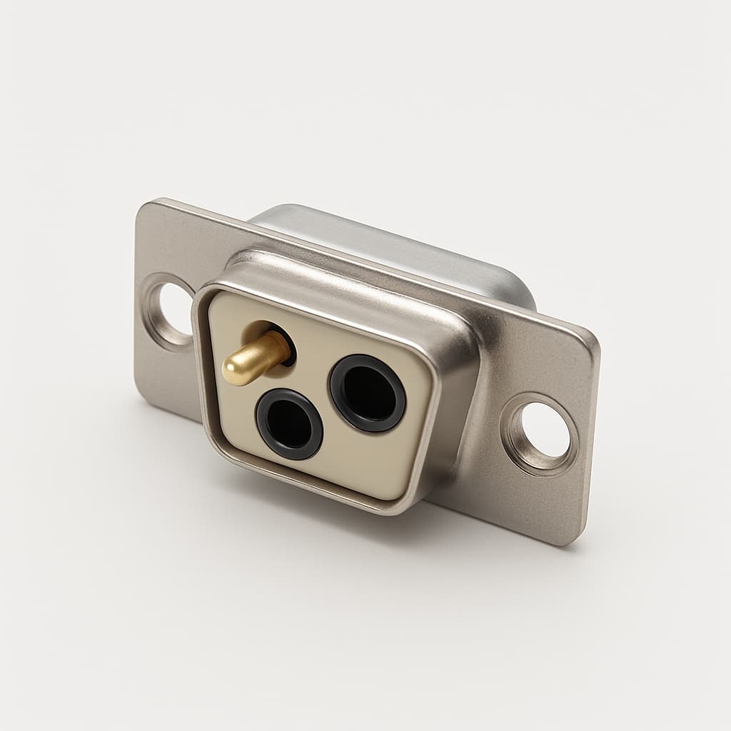 Molex / FCT 1731070295 (F2W2PC-5399) D-Sub Plug — illustrative AI-generated image