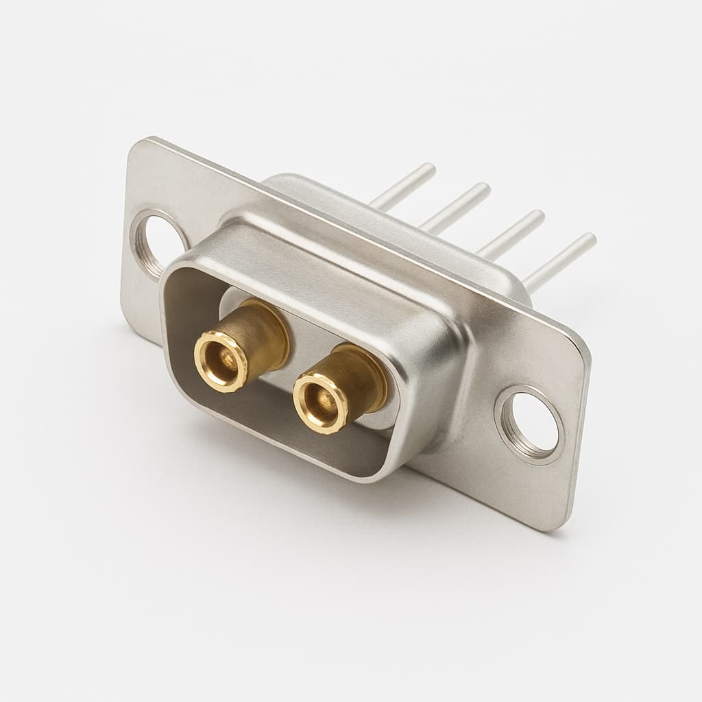 Molex / FCT 1731070567 (F2W2SC-3068) D-SUB Receptacle — illustrative AI-generated image