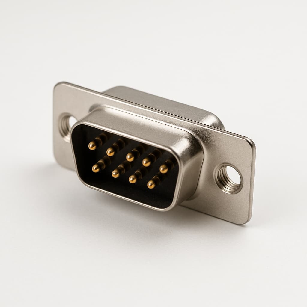 Molex / FCT 1731140301 D-Sub Plug — illustrative AI-generated image