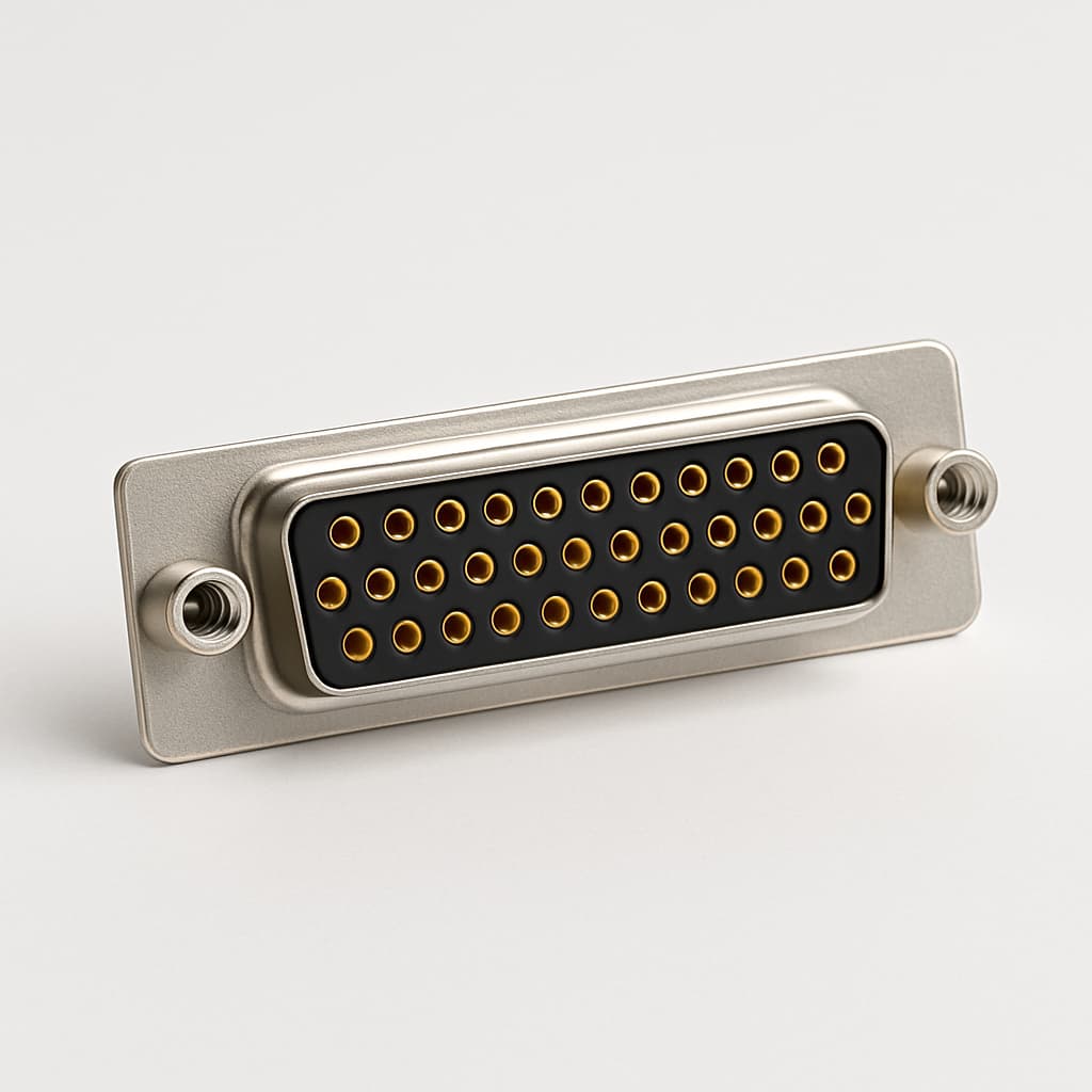 Molex / FCT 1731091907 (F37P1G1A-0981) D-Sub Connector — illustrative AI-generated image