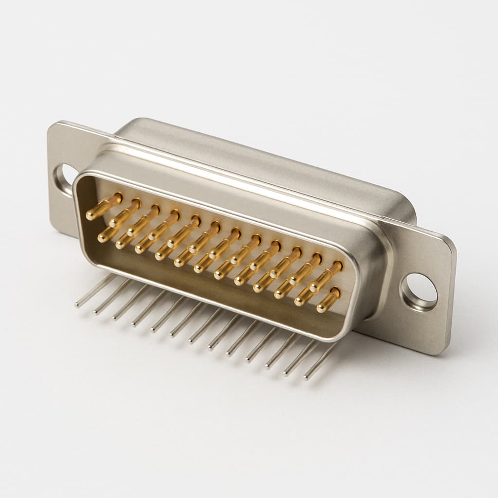 Molex / FCT 1731090159 D-Sub Straight PC Plug, 37 Pin — illustrative AI-generated image