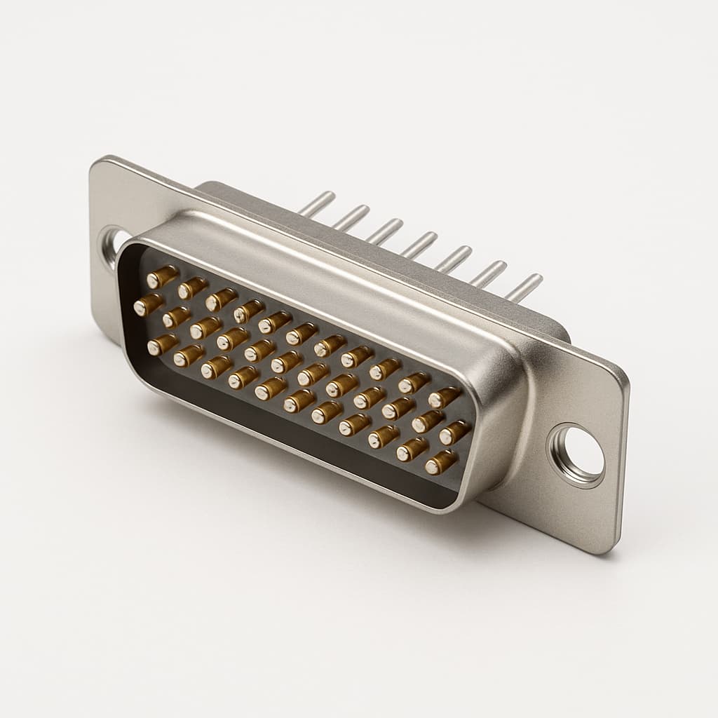 Molex / FCT 1731100132 D-Sub Plug 37 Pin — illustrative AI-generated image