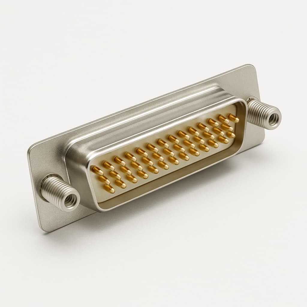 Molex / FCT 1731091911 (F37P5G1A-1002) D-SUB Connector — illustrative AI-generated image