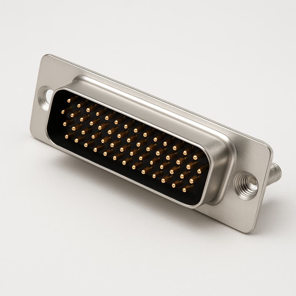 Molex / FCT 1731091824 (F37P5G2-0478) D-SUB — illustrative AI-generated image