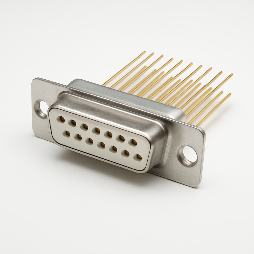 Molex / FCT 1731090942 (F37S14G1) D-Sub Wirewrap Receptacle — illustrative AI-generated image