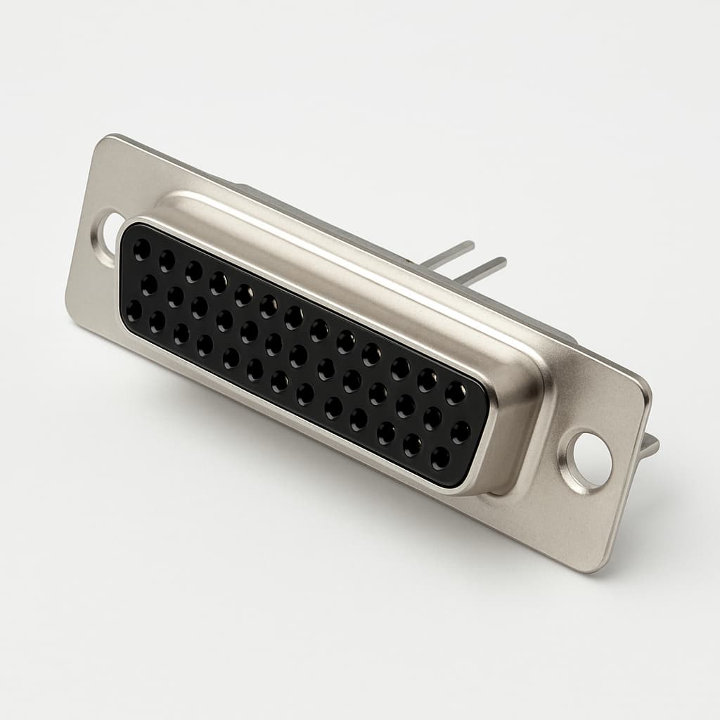 Molex / FCT 1731091027 (F37S1G1-1485) D-Sub Receptacle — illustrative AI-generated image