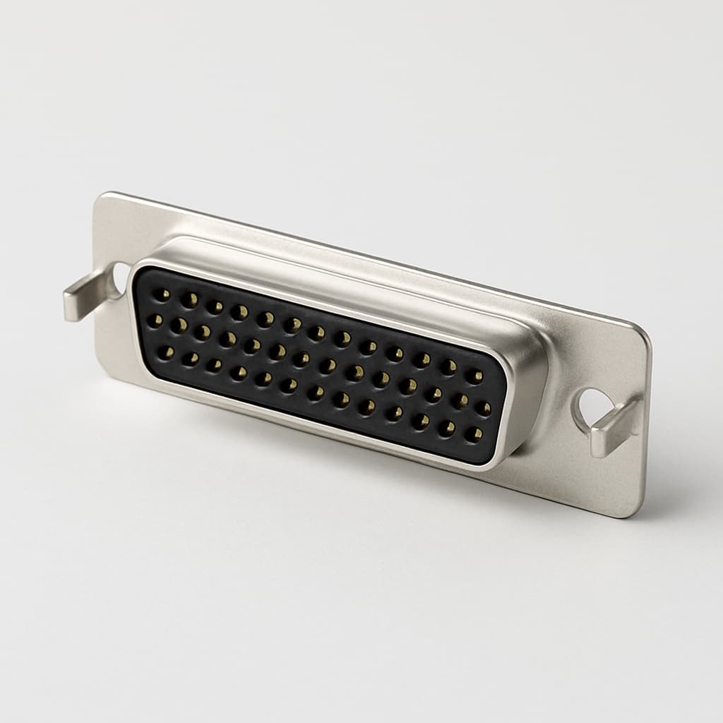 Molex / FCT 1731091941 (F37S1G2-0981) D-Sub PC Receptacle — illustrative AI-generated image