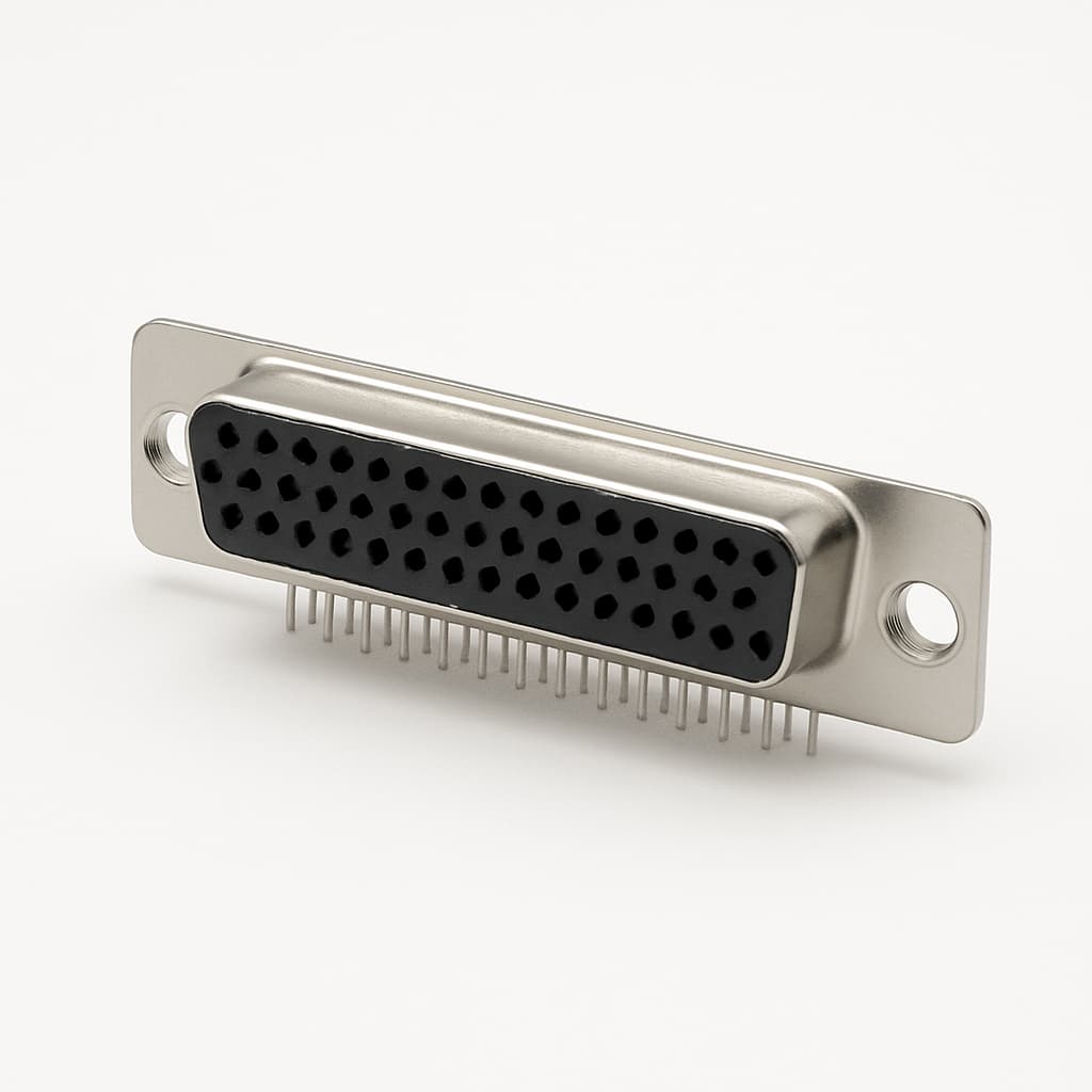 Molex / FCT 1731090154 (F37S1G2-0982) D-SUB PC Receptacle — illustrative AI-generated image