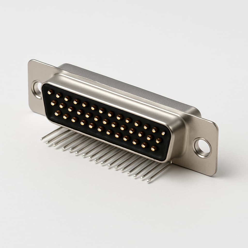 Molex / FCT 1731090454 (F37S1G2-1485) D-Sub PC Receptacle — illustrative AI-generated image